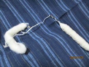 タクリで紡ぐ綿糸