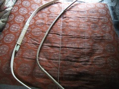 市販の綿弓と手作り品